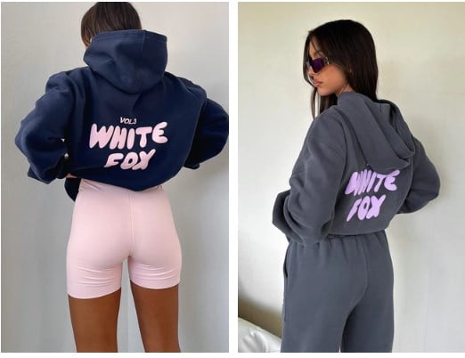 white fox hoodies 