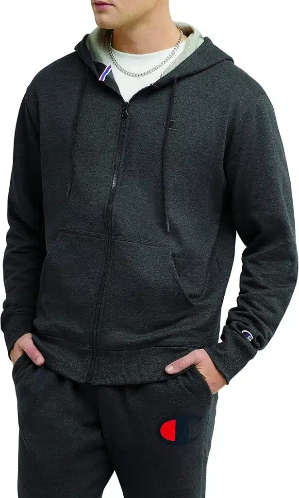 Champion Men's Zip-up Hoodie, Powerblend