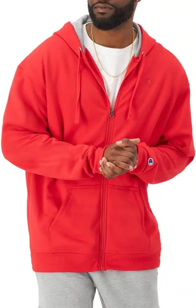 Champion Men's Zip-up Hoodie, Powerblend