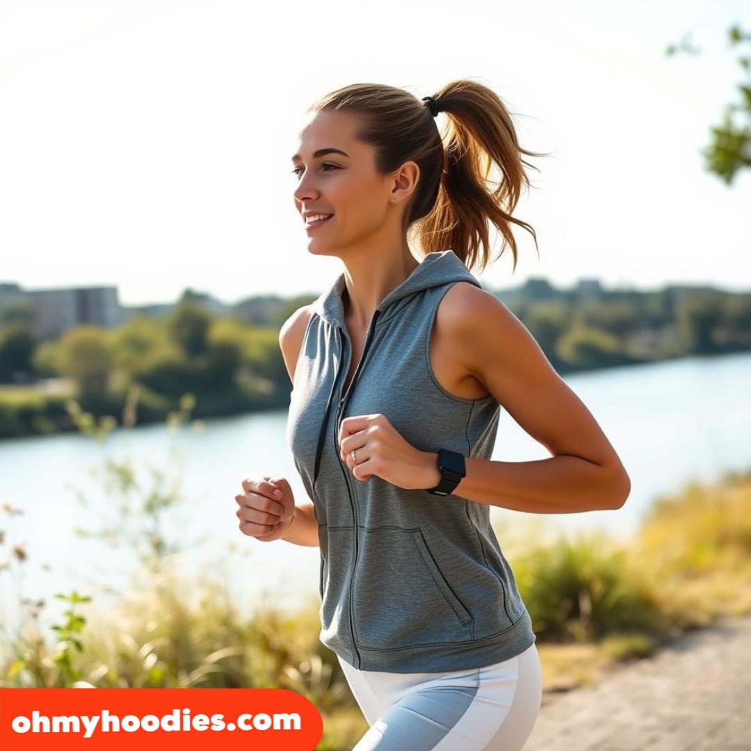 sleeveless hoodie women