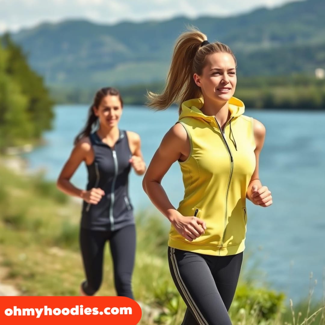 sleeveless hoodie for women